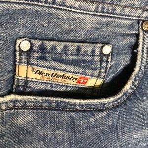 Men's DIESEL (button fly) kurrat jeans 38/32